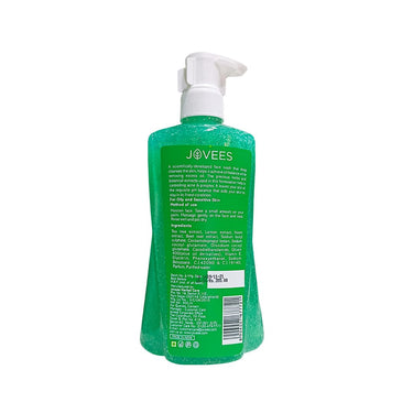 Jovees Herbal Tea Tree Oil Control Face Wash for Oily & Sensitive Skin | Paraben & Alcohol-Free, Controls Oil, Prevents Breakouts, Remove Dead Skin | Gentle Cleanser For All Skin Types - 300ml
